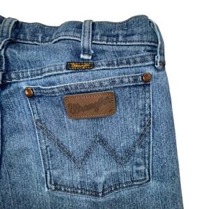 Wrangler A101 Denim Blue Jeans Men 33x36